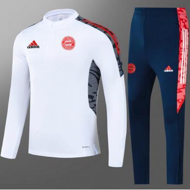 Chandal Bayern Munich 2021/2022 Blanc Enfant