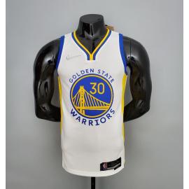Maillot 75th ANNIVERSAIRE Curry #2974 Warriors blanc