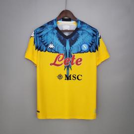 Maillot Scc Napoli Amarilla x Bleu 2020-2021