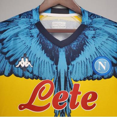 Maillot Scc Napoli Amarilla x Bleu 2020-2021