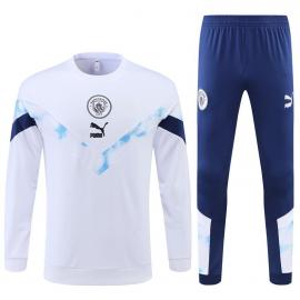 SURVÊTEMENTS Entrenamiento FC Manchester City Blanc 22/23 Enfant