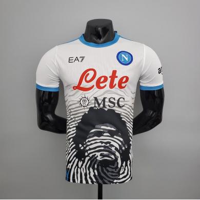Maillot Napoli Conmemorativas De Maradona Blanc Enfant